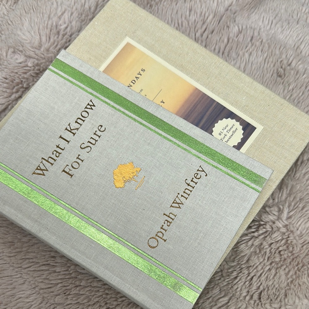 Oprah Winfrey 'The Wisdom of Sundays' and 'What I Know For Sure' Books
